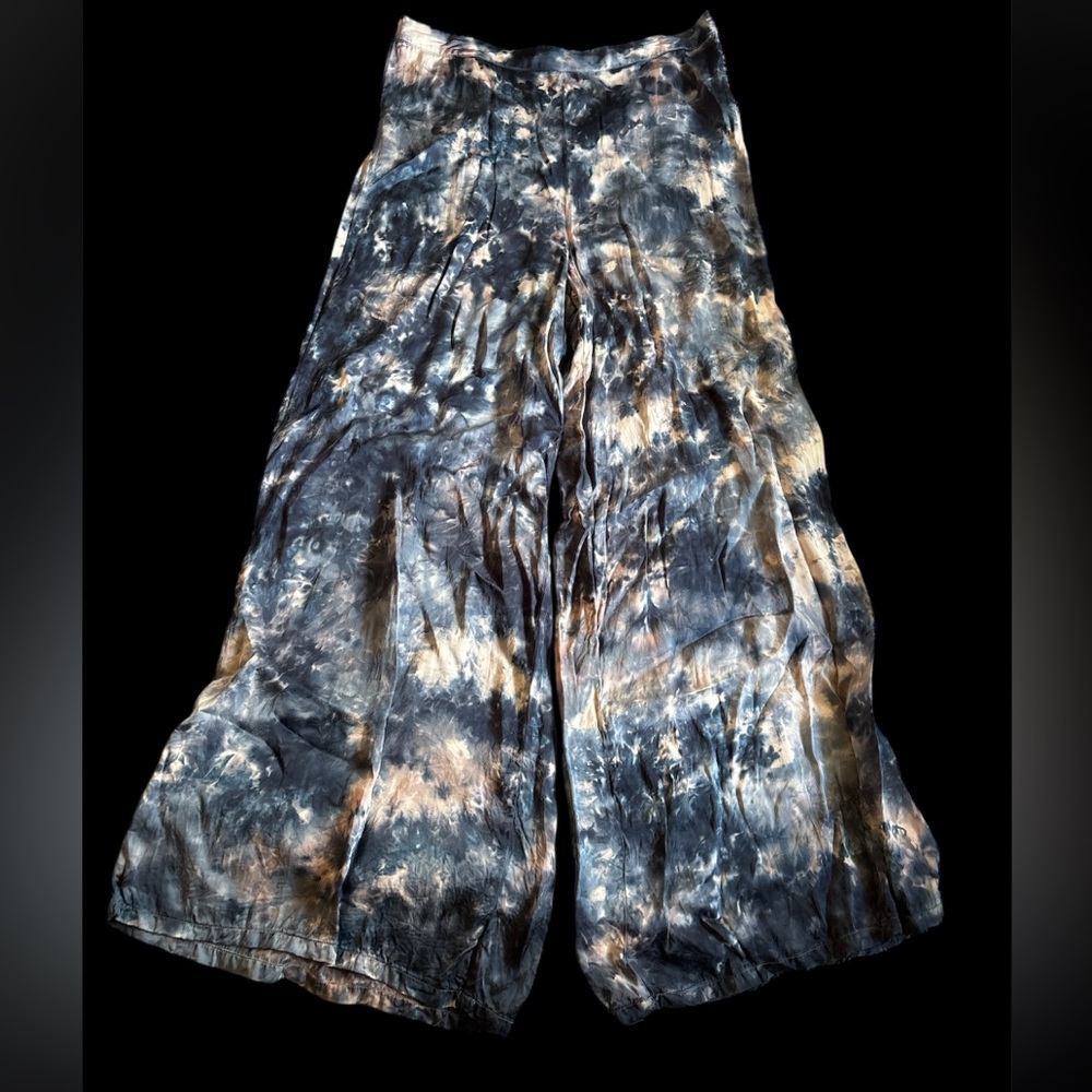 Young Fabulous and Broke Tie-Dye Wide-Leg Pants YFB
